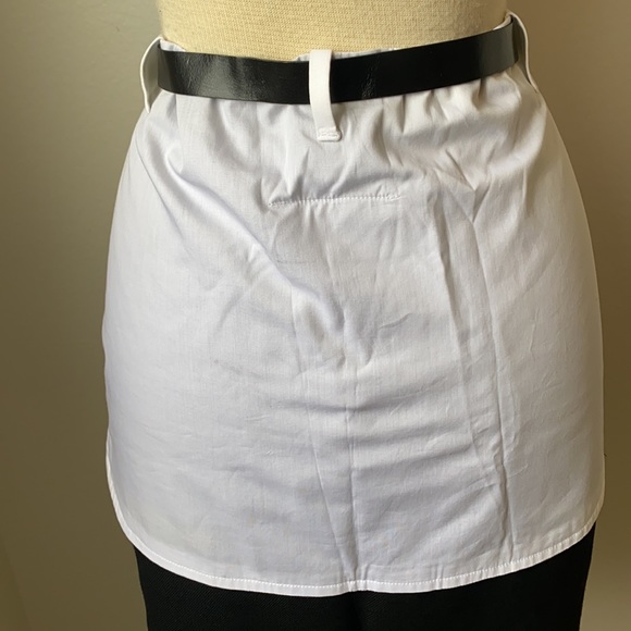 Maison Martin Margiela  White Black Mini Skirt 6 - Picture 3 of 7